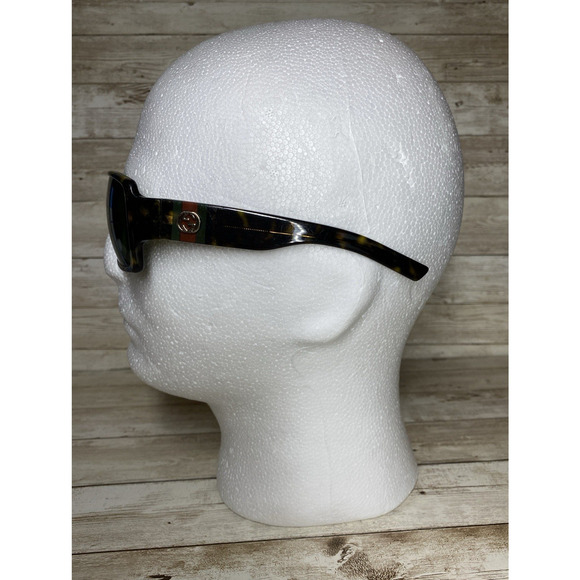Gucci Sunglasses Unisex GG 2563/S Brown Tortoise Green Lens Italy Vintage main image 6